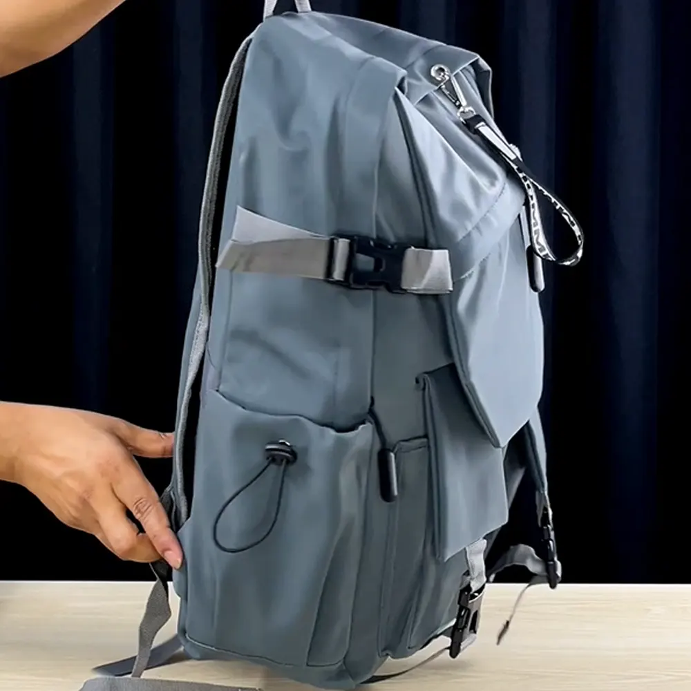 Fashionable Laptop and Travelling Gray Backpack by Small Zebra