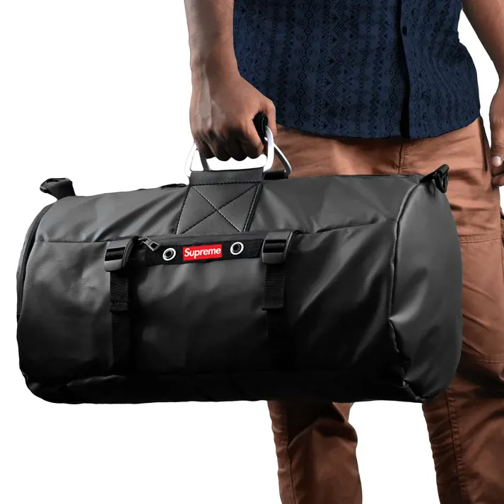 Ultimate Travel Companion: Premium Duffel Bag with Multiple Carry Options and Shoe Compartment – Black