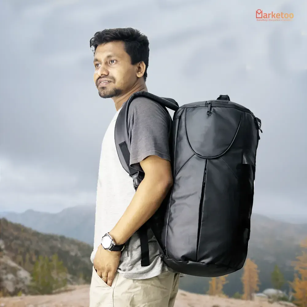 Large Capacity Travel & Gym Bag – Black