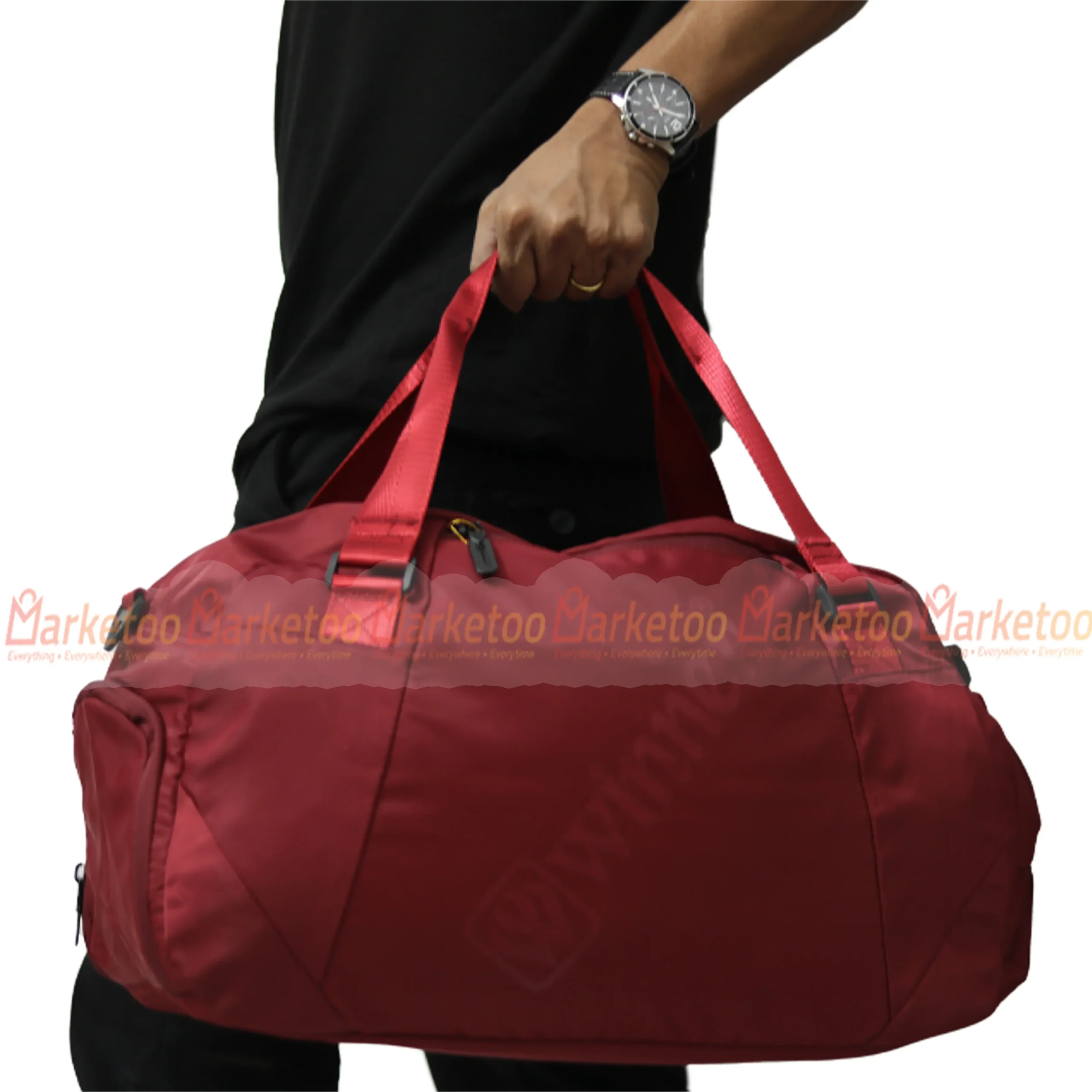 Large Capacity Premium Gym & Traveling Duffel Bag – Maroon