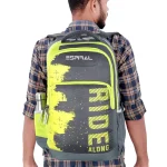 Ride Along School College & Traveling Yellow Backpack by Espiral - Image 2