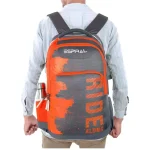 Ride Along School College & Traveling Orange Backpack by Espiral - Image 2