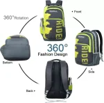 Ride Along School College & Traveling Yellow Backpack by Espiral - Image 3