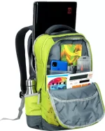 Ride Along School College & Traveling Yellow Backpack by Espiral - Image 5