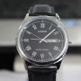 Casio MTP-V006L-1BUDF Roman Black Dial Leather Belt Analog Men’s Watch - Image 2
