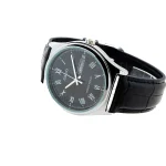Casio MTP-V006L-1BUDF Roman Black Dial Leather Belt Analog Men’s Watch - Image 5