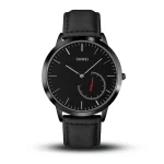 Skmei 1676BL Black Dial Leather Belt Analog Men’s Watch
