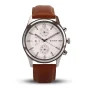 Titan 1805SL04 White Dial Brown Leather Belt Analog Men’s Watch