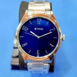 Titan 1865SM01 Blue Dial Stainless Steel Strap Analog Men’s Watch - Image 2