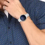 Titan 1865SM01 Blue Dial Stainless Steel Strap Analog Men’s Watch - Image 4