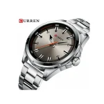 Curren 8320 Gray Dial Stainless Steel Strap Analog Men’s Watch - Image 3