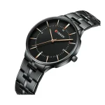 Curren 8321 Black Dial Black Metal Strap Analog Men’s Watch - Image 3