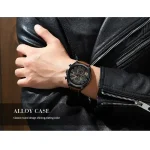 Curren 8324 Black Dial Brown Leather Belt Analog Men’s Watch - Image 4