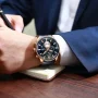 Curren 8362 Blue Gold Dial Blue Metal Strap Analog Men’s Watch - Image 4