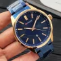Curren 8366 Blue Gold Dial Blue Metal Strap Analog Men’s Watch - Image 2