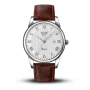 Skmei 9058 White Dial Brown Leather Belt Analog Men’s Watch