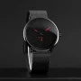 Skmei 9185 Black Dial Stainless Steel Mesh Strap Analog Men’s Watch - Image 2