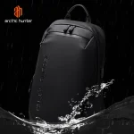 Arctic Hunter B00423 Business Travel & Laptop Backpack - Black - Image 2
