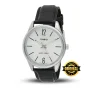 Casio Black MTP-V005L-7BUDF White Dial Leather Strap Analog Men’s Watch