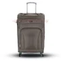 Espiral Solid Waterproof  Travel Trolley Bag - Faster - Brown