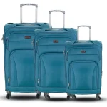 Espiral Solid Waterproof  Travel Trolley Bag - Faster - Teal - Image 2