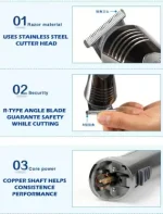 Kemei KM-580A 7 In 1 Multi-grooming Trimmer Set - Image 4