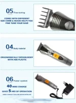 Kemei KM-580A 7 In 1 Multi-grooming Trimmer Set - Image 5