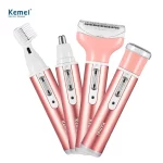 Kemei KM-6637 4 In 1 Multi-grooming Trimmer & Shaver For Women