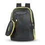 School College & Traveling Black Backpack by Loupin