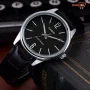 Casio Black MTP-V005L-1B Black Dial Leather Strap Analog Men’s Watch - Image 3