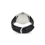 Casio Black MTP-V005L-7BUDF White Dial Leather Strap Analog Men’s Watch - Image 5