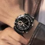Naviforce 9163 Digital Dial Black Metal Strap Digital Analog Men’s Watch - Image 4