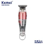 Kemei NG204 Transparent Digital Display Beard & Hair Trimmer For Men - Image 2