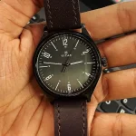Titan NM1802NL01 Black Dial Brown Leather Belt Analog Men’s Watch - Image 2