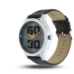 Fastrack NM38051SL03 Gray Dial Black Leather Belt Analog Men’s Watch - Image 3