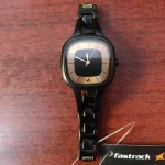Fastrack NP6147NM01 Khaki Dial Black Metal Strap Analog Women’s Watch - Image 2