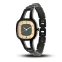 Fastrack NP6147NM01 Khaki Dial Black Metal Strap Analog Women’s Watch - Image 3