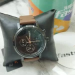 Fastrack 3287NL01 Black Dial Brown Leather Strap Analog Men’s Watch - Image 2