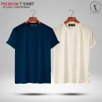 Premium Quality Cotton Solid T-Shirt Combo for men