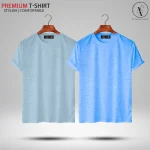 Premium Quality Cotton Solid T-Shirt Combo for men