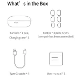 QCY HT05 Melobuds ANC TWS Bluetooth Earbud - Black - Image 3