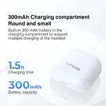 Lenovo LP40 TWS Bluetooth Earbud - Black - Image 3