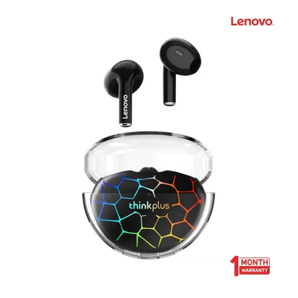 Lenovo LP80 Pro RGB TWS Bluetooth Earbuds - Black