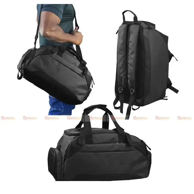 MAB09_2 High Quality Water-Resistant 3-in-1 Travel and Gym Bag - Image 2