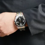 Casio MTP-1314SG-1AVDF Golden Black Dial Stainless Steel Analog Men’s Watch - Image 4
