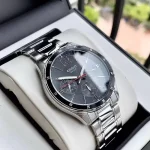 Casio MTP-1374D-1AVDF Black Dial Stainless Steel Analog Men’s Watch - Image 2