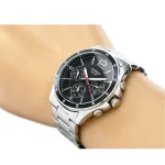 Casio MTP-1374D-1AVDF Black Dial Stainless Steel Analog Men’s Watch - Image 4