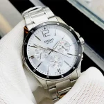 Casio MTP-1374D-7AV White Dial Stainless Steel Analog Men’s Watch - Image 2