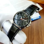 Casio MTP-1374L-1AV Black Dial Leather Belt Analog Men’s Watch - Image 2