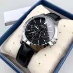 Casio MTP-V300L-1A Black Dial Leather Belt Analog Men’s Watch - Image 2